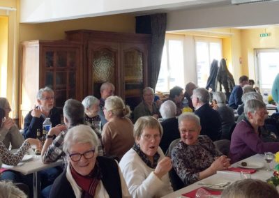 Rencontre de nos paroisses Ban de Vagney et Saint-Amé des Trois Vallées pour un repas palestinien