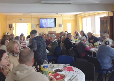 Rencontre de nos paroisses Ban de Vagney et Saint-Amé des Trois Vallées pour un repas palestinien