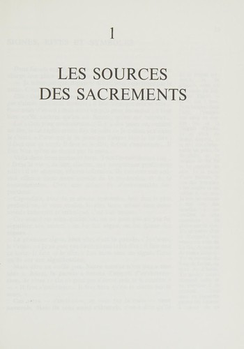 Croire, Vivre la Foi avec les Sacrement