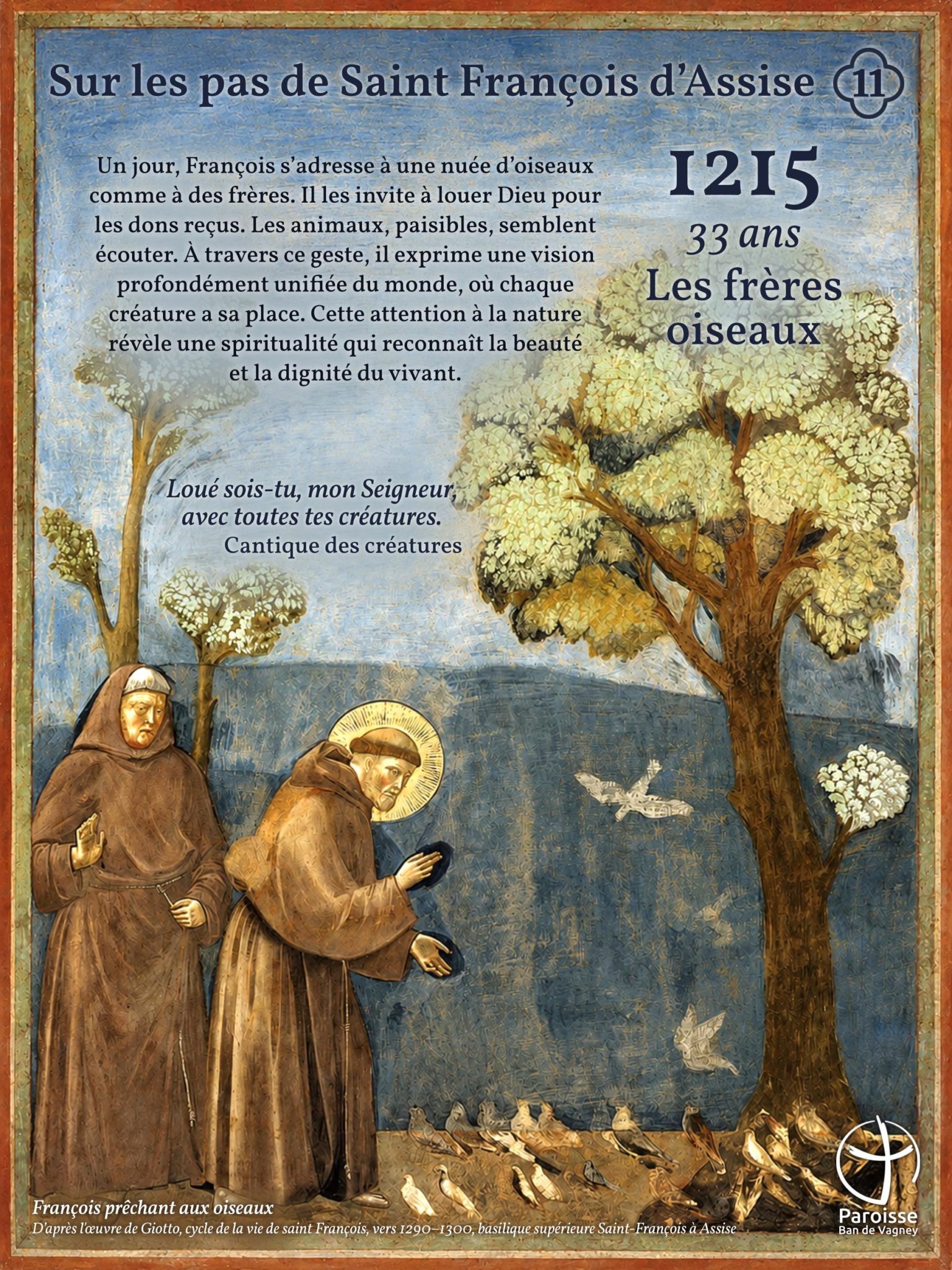 Exposition sur les pas de Saint François d'Assise - Eglise du Haut-du-Tôt