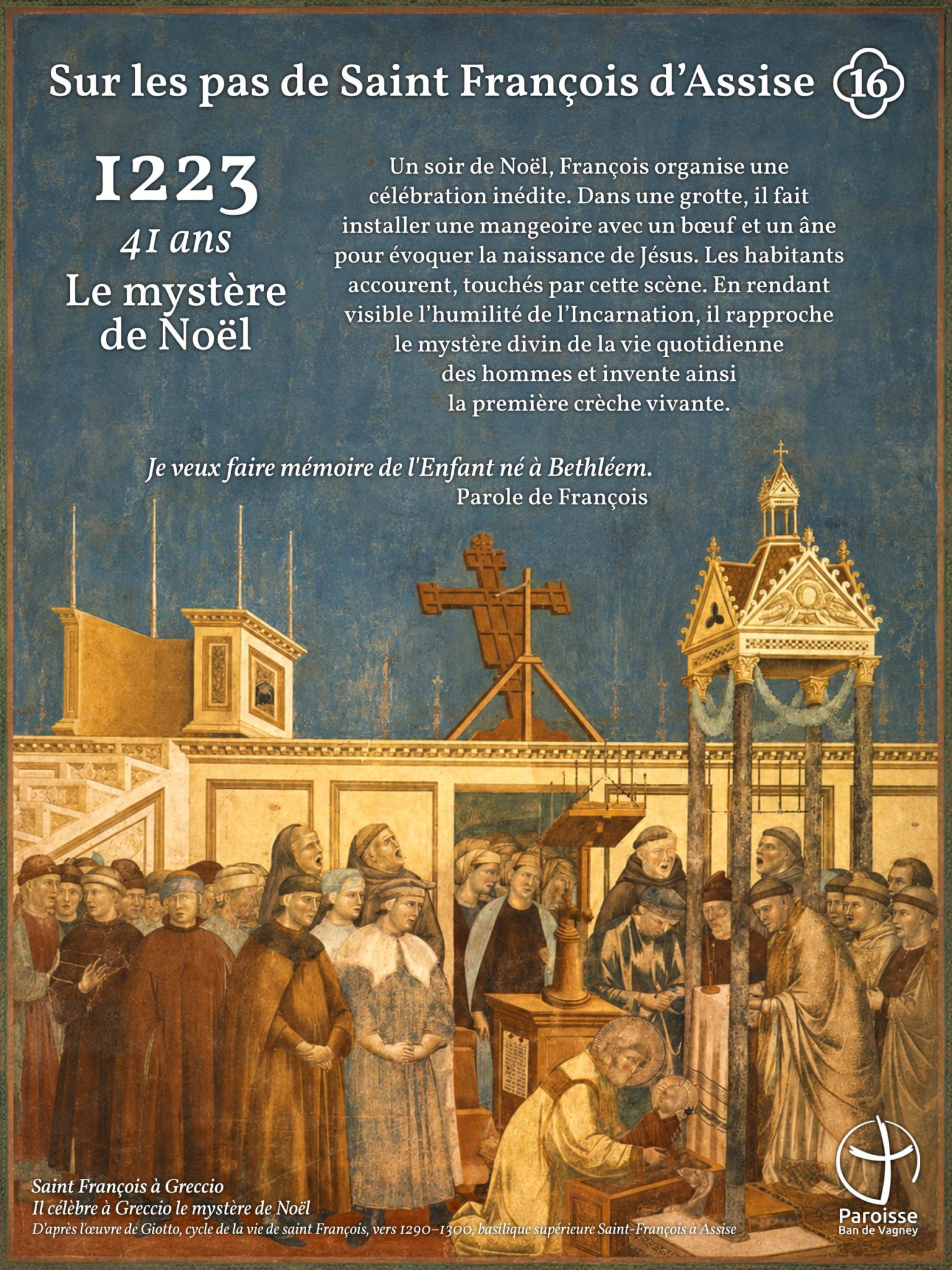 Exposition sur les pas de Saint François d'Assise - Eglise du Haut-du-Tôt