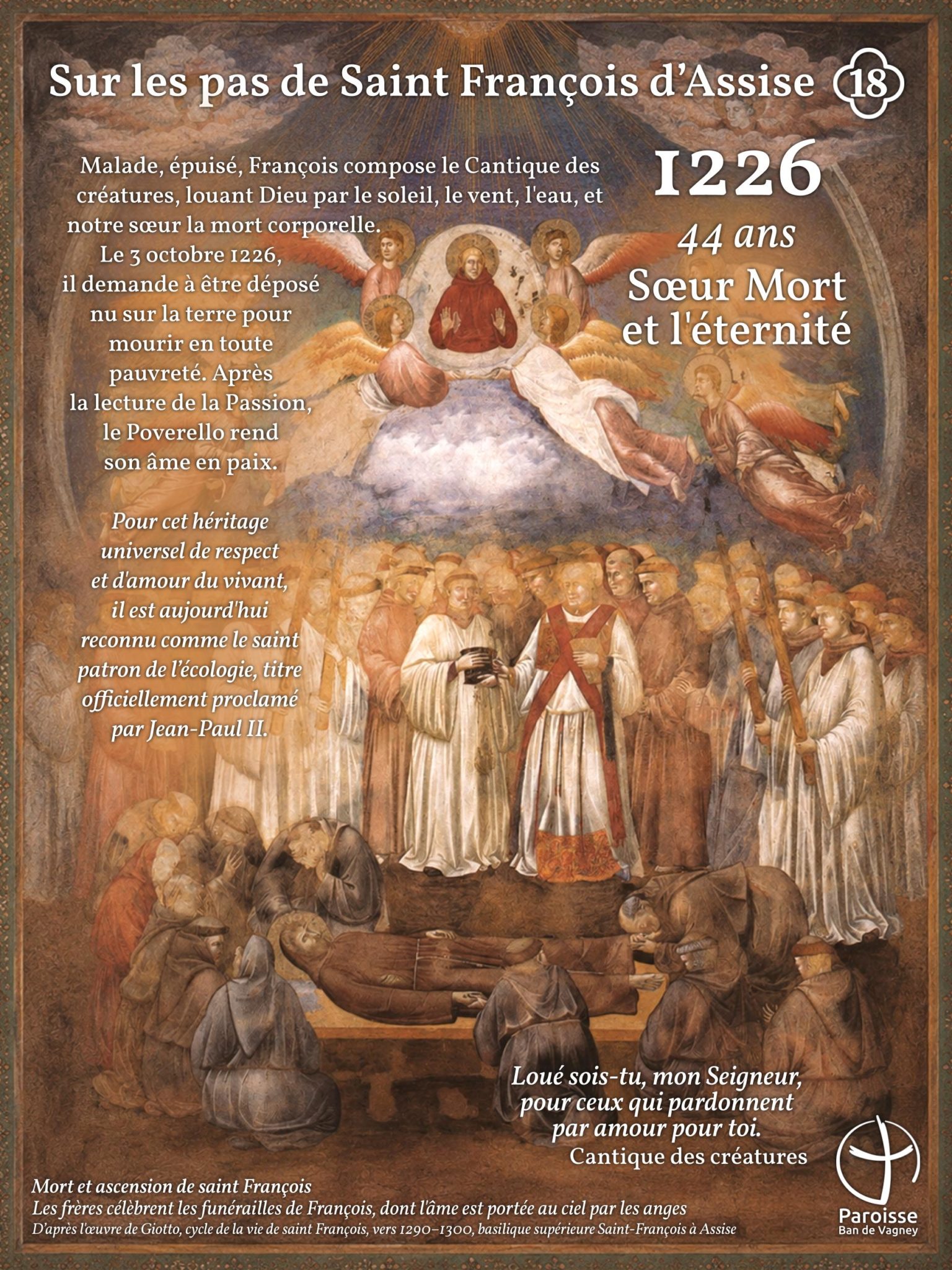 Exposition sur les pas de Saint François d'Assise - Eglise du Haut-du-Tôt