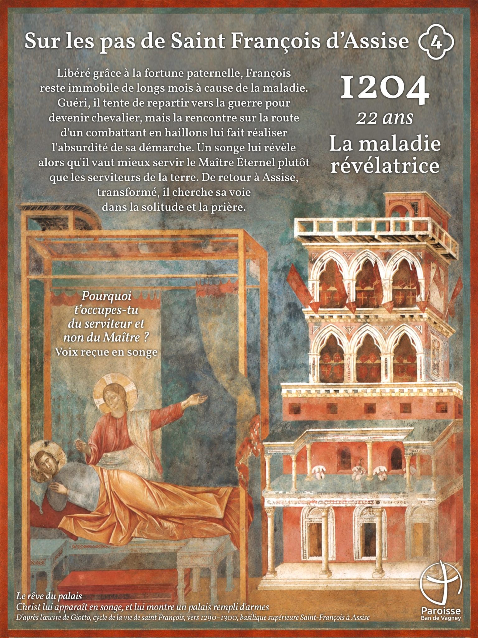 Exposition sur les pas de Saint François d'Assise - Eglise du Haut-du-Tôt
