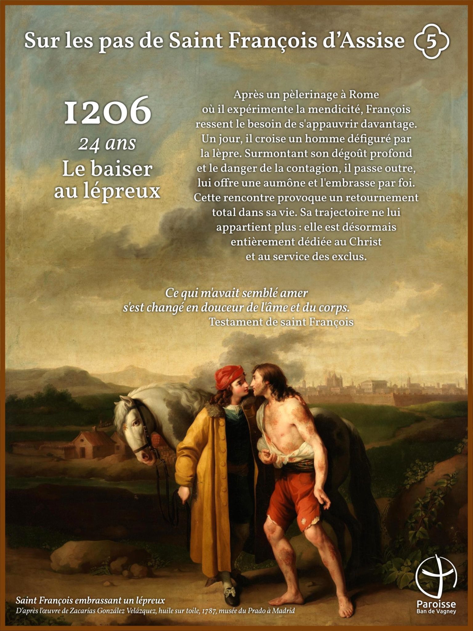 Exposition sur les pas de Saint François d'Assise - Eglise du Haut-du-Tôt