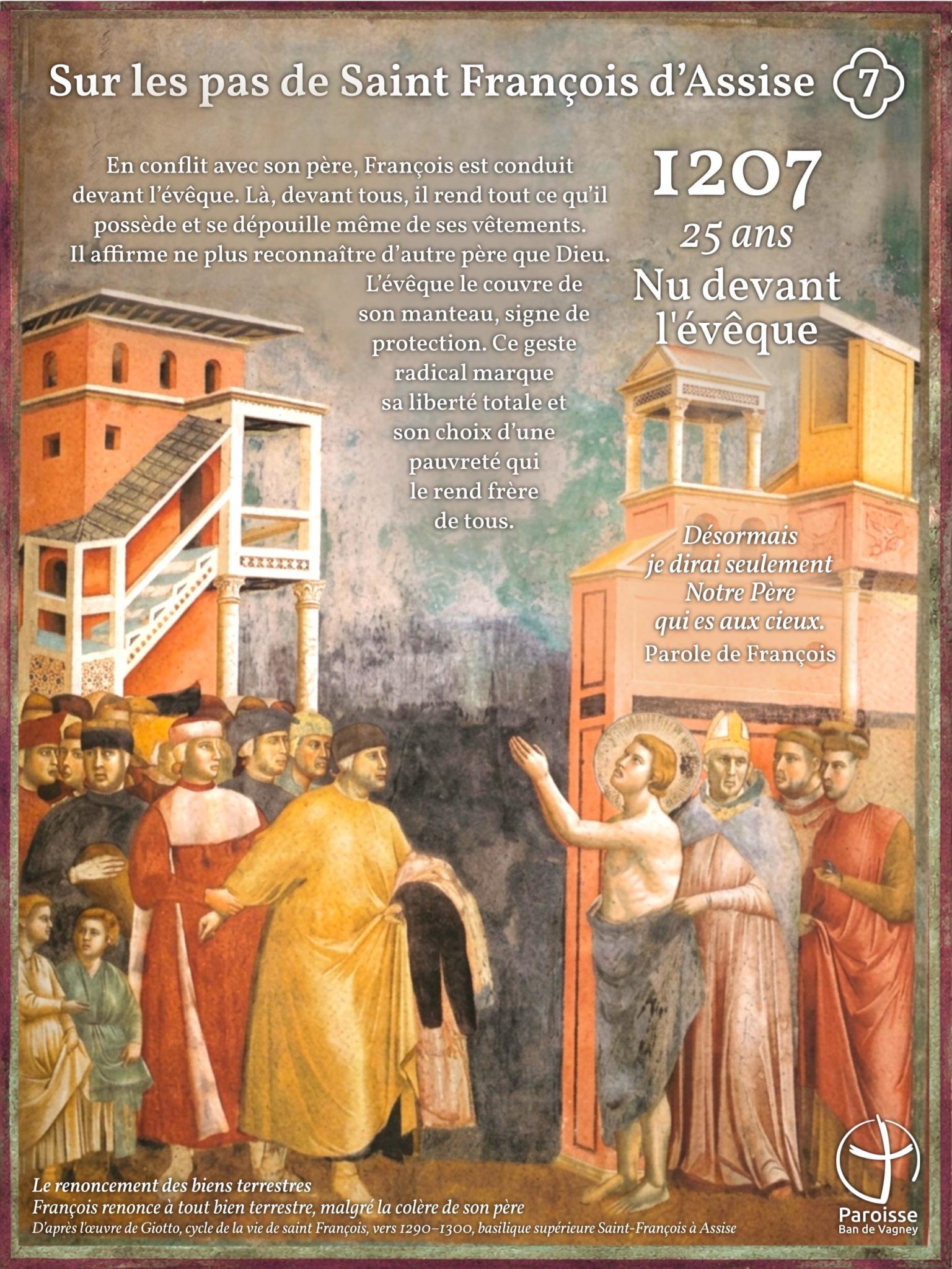 Exposition sur les pas de Saint François d'Assise - Eglise du Haut-du-Tôt
