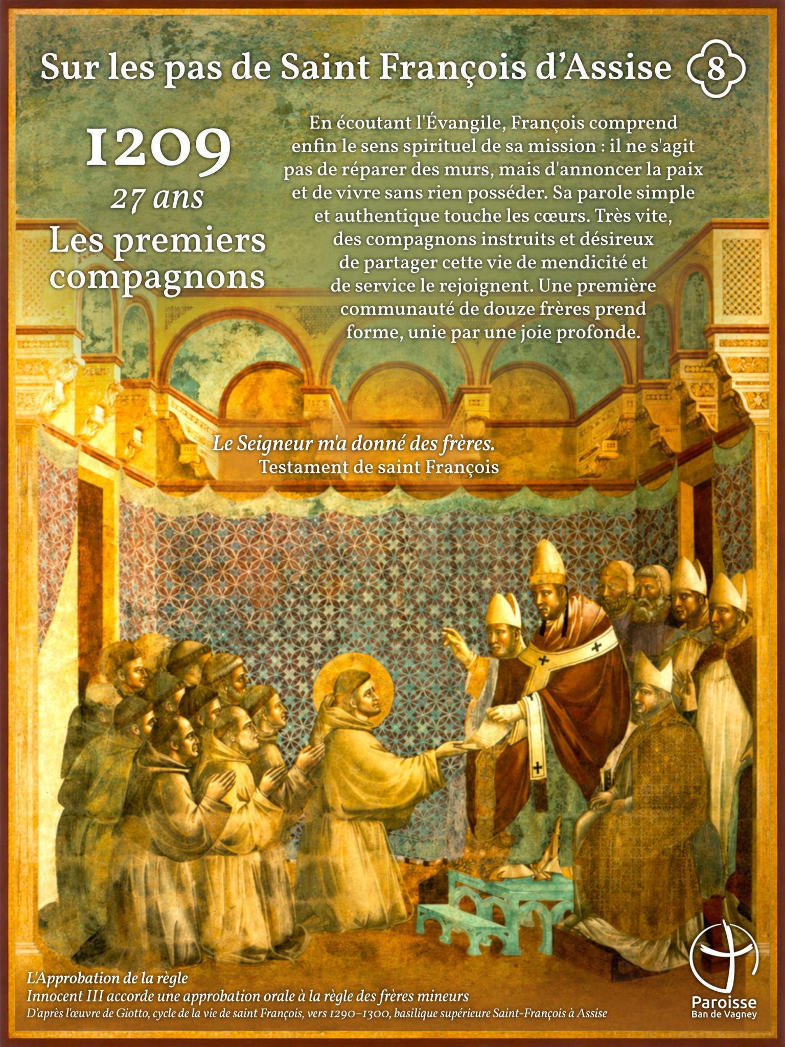 Exposition sur les pas de Saint François d'Assise - Eglise du Haut-du-Tôt